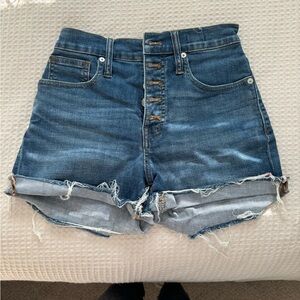 Madewell High-Rise Denim Shorts